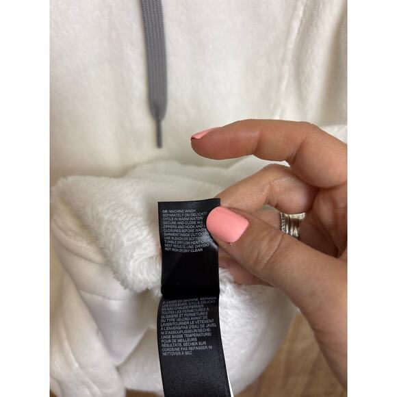 The NorthFace Cozy Pullover Hoodie White Women's Size M - Picture 6 of 9